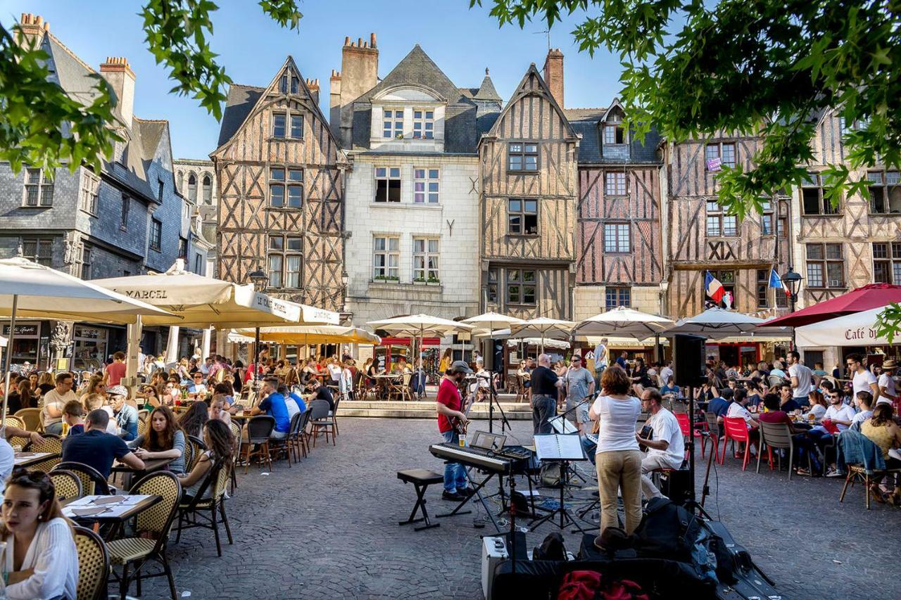 Charmant Logement Avec Parking#Tours Les Halles Екстер'єр фото